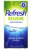 Refresh Relieva Preservative-Free Lubricant Eye Drops 0.33 Fl Oz (10ml) Sterile(3 Pack)