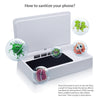 uv light sanitizer phone, smartphone sanitizer, cell phone sanitizer